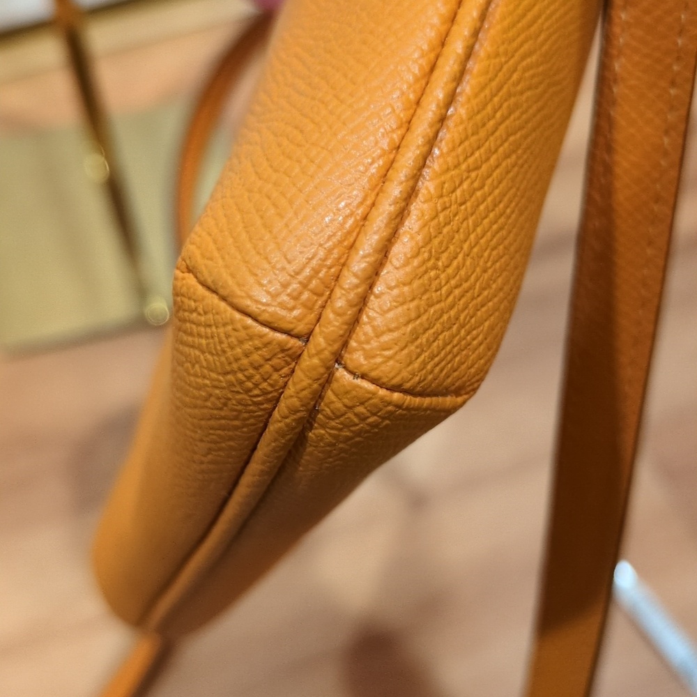 Coach NWOT Papaya Orange Leather Mini Rowan File Crossbody Bag Purse - Picture 14 of 17